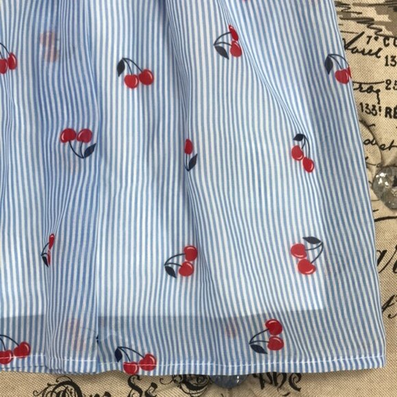 Tommy Hilfiger Toddler Girls Cherry-Print Chiffon - Picture 3 of 8